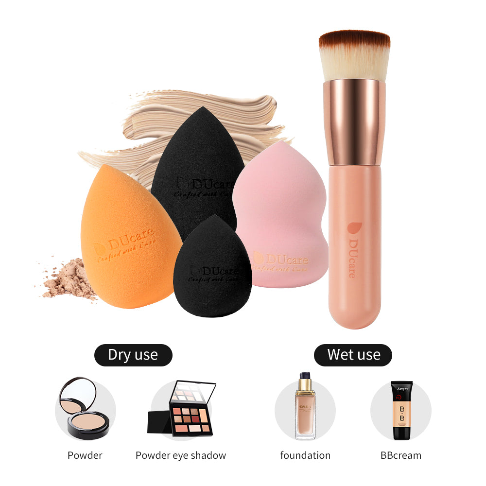 Foundation Brush & Makeup Sponges – J-Cosmetics